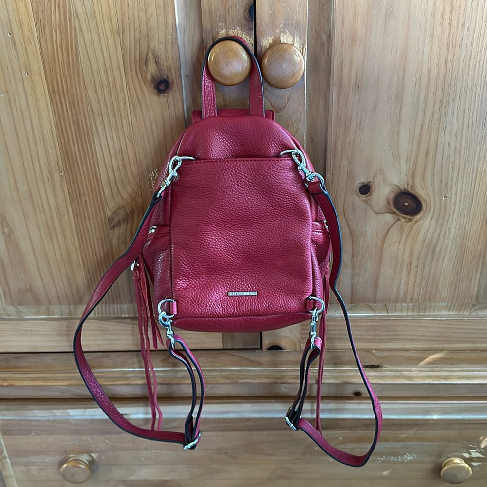 Rebecca Minkoff Mini Julian Red Backpack